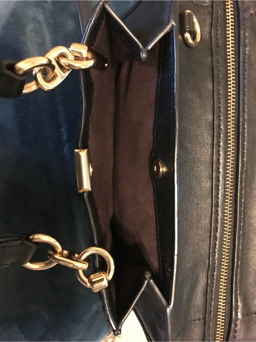 Coach Dreamer 27 Quilted Black Satchel with Gold-Tone Hardware - Picture 5 of 14